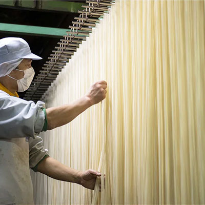 そうめん職人の仕事